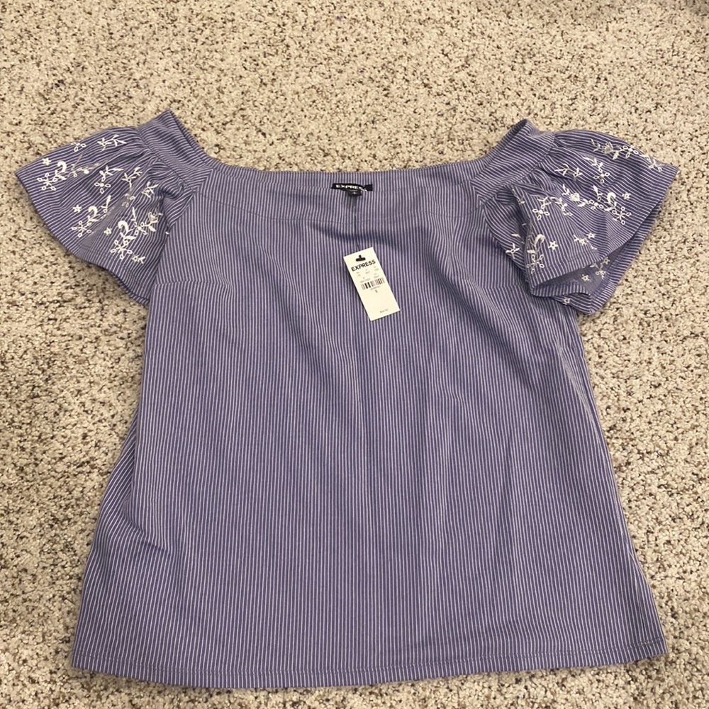NWT Express off the shoulder top - small
